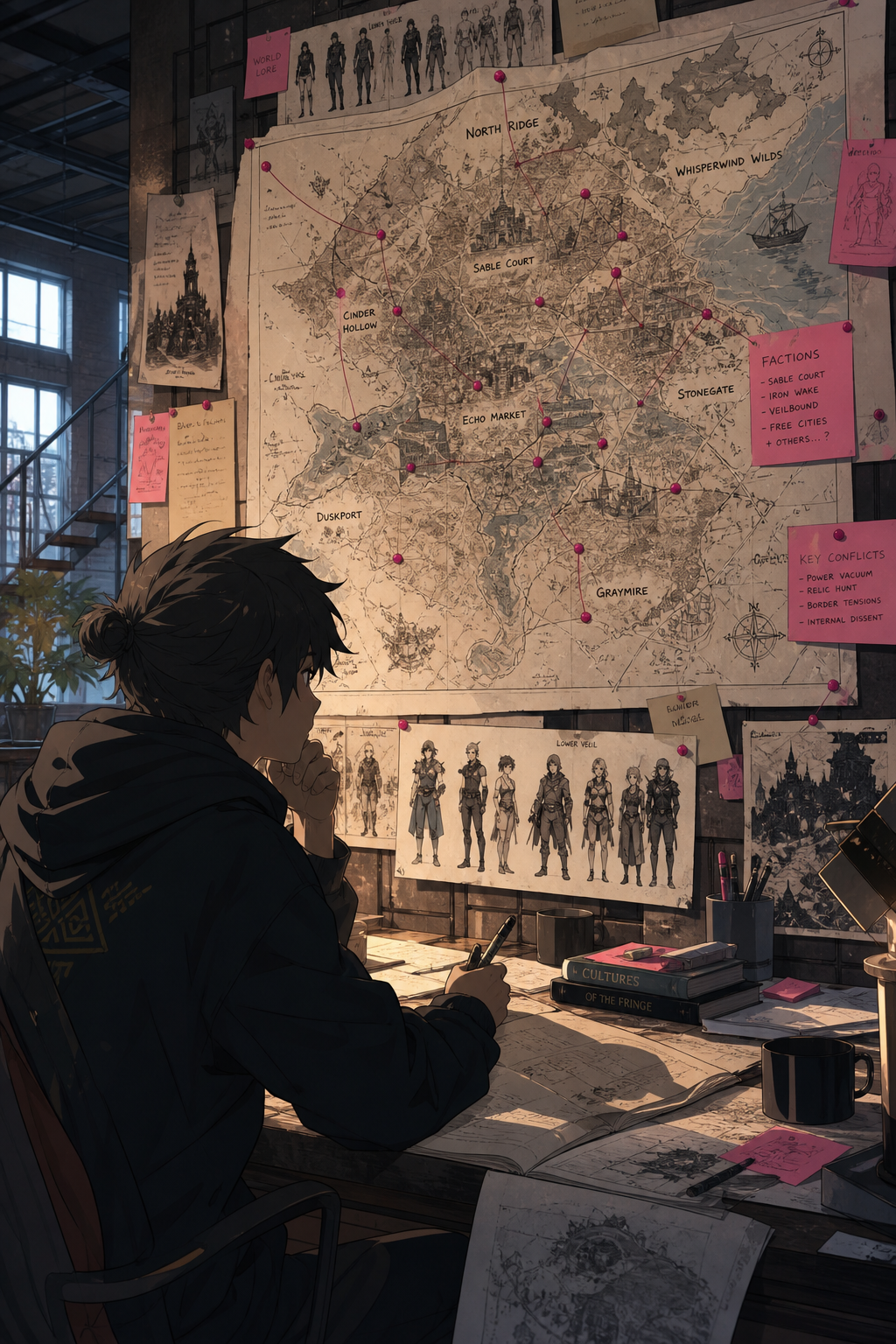 Community builder with an original world atlas