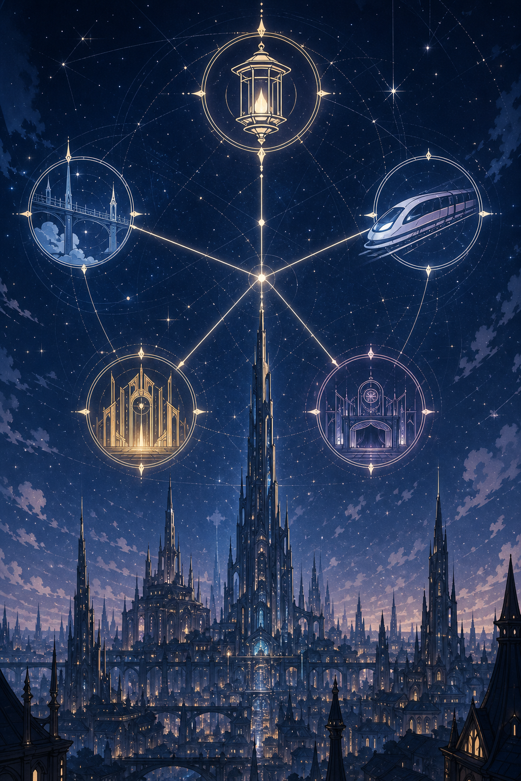 Constellation of original storyworlds